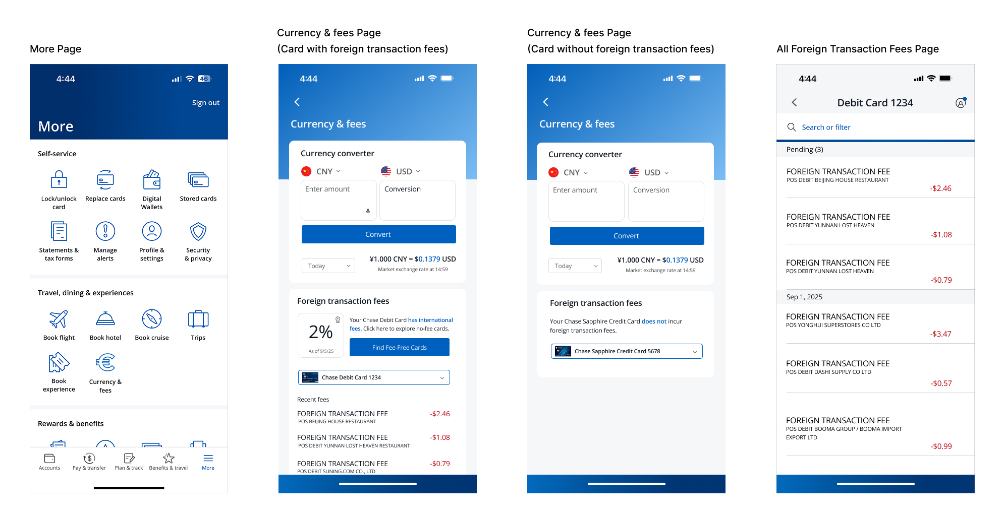 High-Fidelity Wireframes